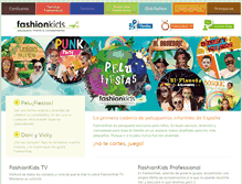 Tablet Screenshot of fashionkids.es